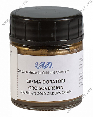 MCRC13030.QR Паста бронзовая Masserrini Gilding Cream 30мл NEW Золотой северен