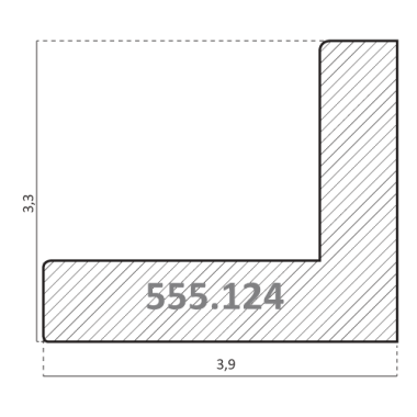 555.124.673 Деревянный багет (2124.673.QD)