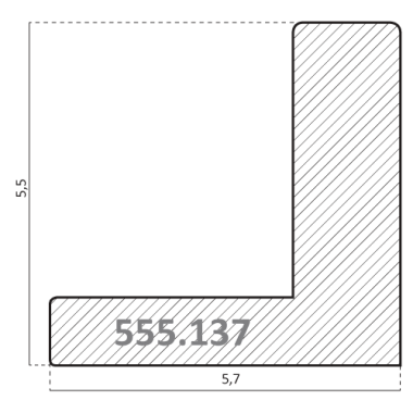 555.137.185 Деревянный багет (2137.185.QD)