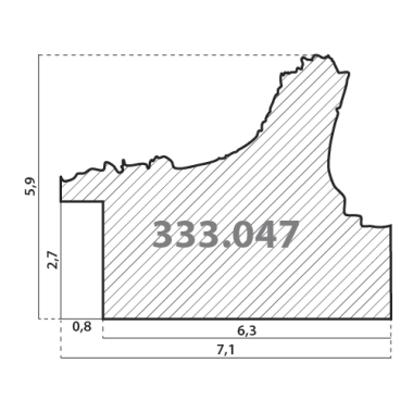 333.047.001 Деревянный багет