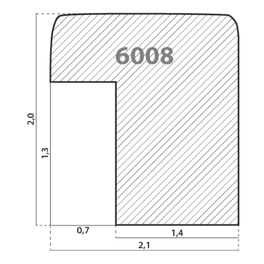 6008\46 Деревянный багет