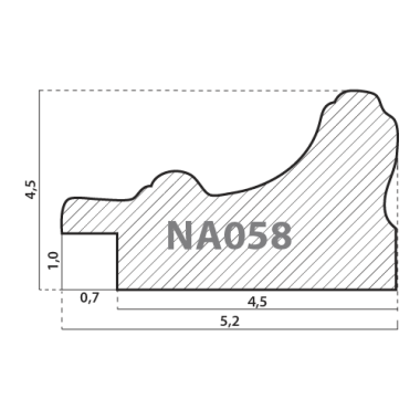 NA058.1.001 Деревянный багет